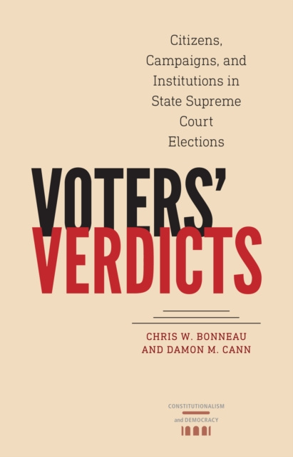 E-kniha Voters' Verdicts Chris W. Bonneau