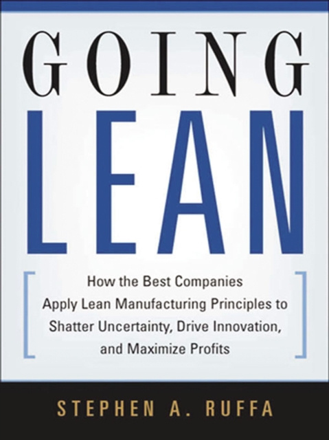 E-book Going Lean Stephen A. RUFFA