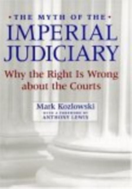 E-kniha Myth of the Imperial Judiciary Kozlowski