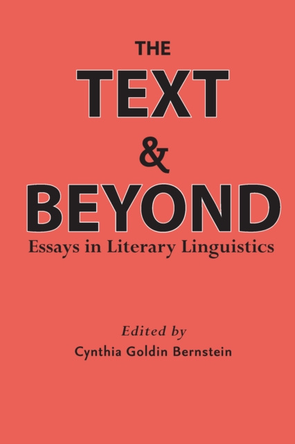 E-book Text and Beyond Bernstein Cynthia Bernstein