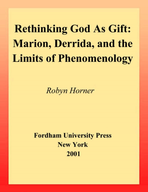 E-book Rethinking God as Gift Robyn Horner