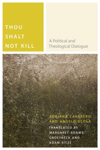 E-kniha Thou Shalt Not Kill Adriana Cavarero