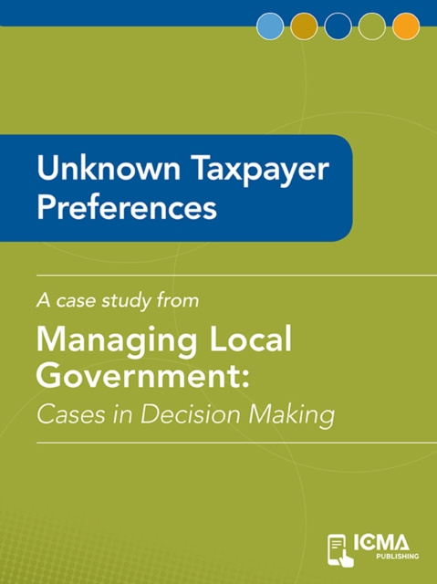 E-knjiga Unknown Taxpayer Preferences Barry M. Feldman