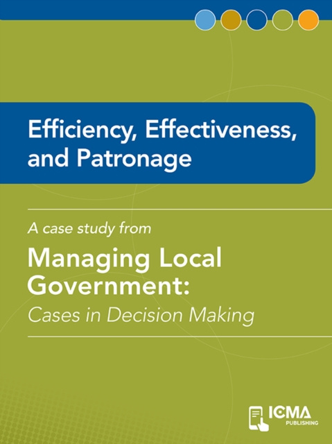 E-knjiga Efficiency, Effectiveness, and Patronage Joe P. Pisciotte
