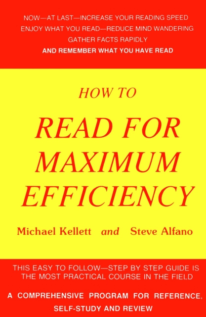 E-knjiga How To Read For Maximum Efficiency Michael Kellett