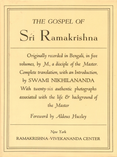 E-kniha Gospel of Sri Ramakrishna Swami Nikhilananda