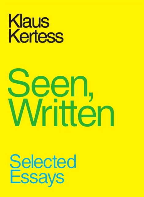 E-knjiga Seen, Written Klaus Kertess