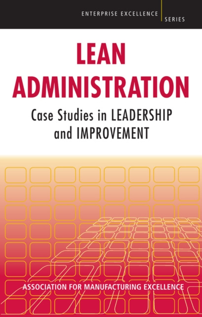 E-knjiga Lean Administration Manfacturing Excellence AME - Association for