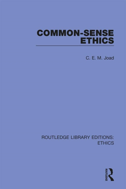 E-knjiga Common-Sense Ethics C. E. M. Joad
