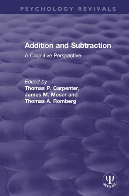 E-book Addition and Subtraction Thomas P. Carpenter