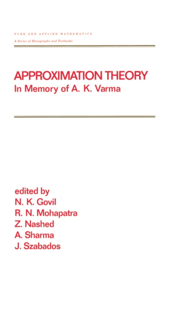 E-knjiga Approximation Theory Narenda Govil