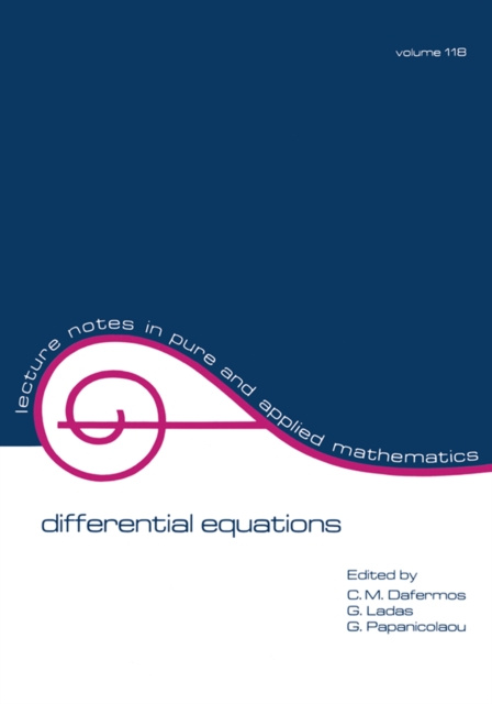 E-book Differential Equations C. M. Dafermos