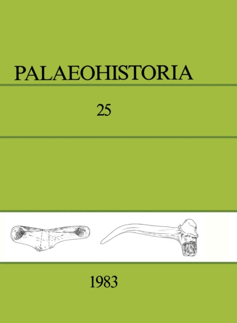 E-book Palaeohistoria 25 (1983) Institute of Archaeology