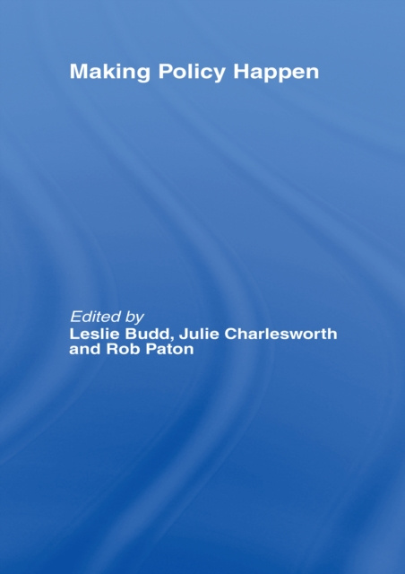 E-Book Making Policy Happen Leslie Budd