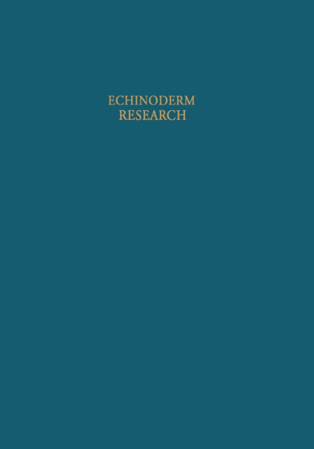 E-book Echinoderm Research Michel Jangoux