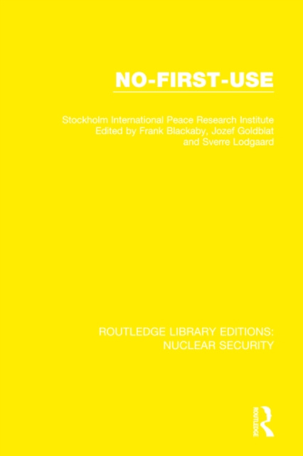 E-Book No-First-Use Stockholm International Peace Research Institute