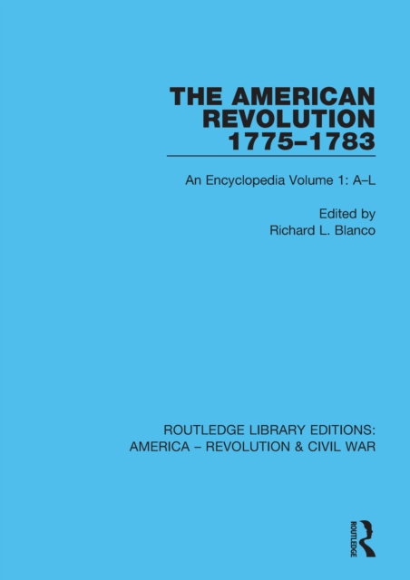 E-Book American Revolution 1775-1783 Richard L. Blanco