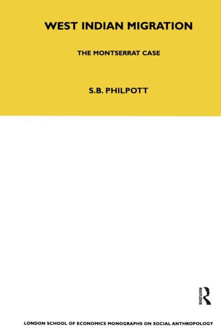 E-knjiga West Indian Migration Stuart B. Philpott