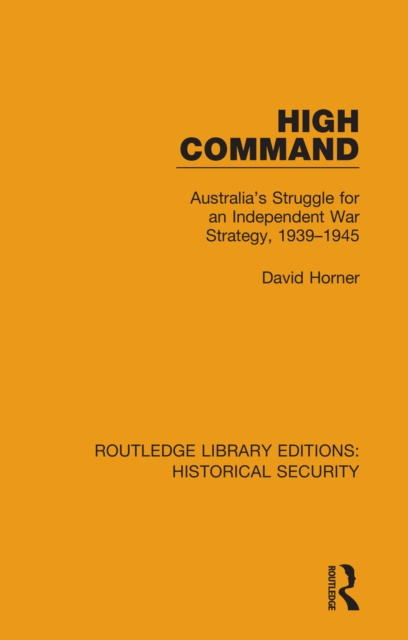 E-knjiga High Command David Horner