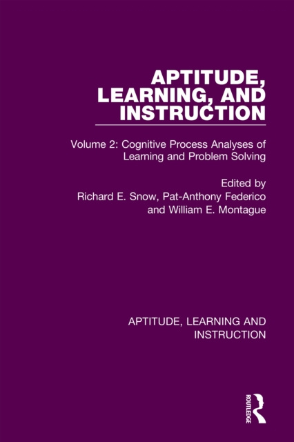 E-book Aptitude, Learning, and Instruction Richard E. Snow