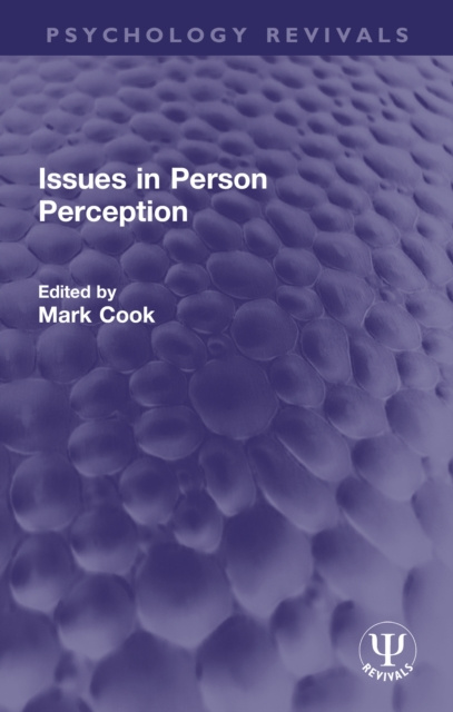 E-knjiga Issues in Person Perception Mark Cook