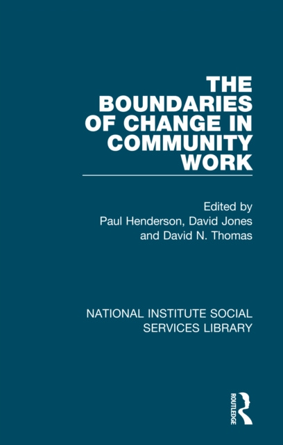 E-kniha Boundaries of Change in Community Work Paul Henderson