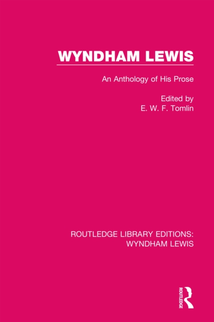 E-book Wyndham Lewis E. W. F. Tomlin