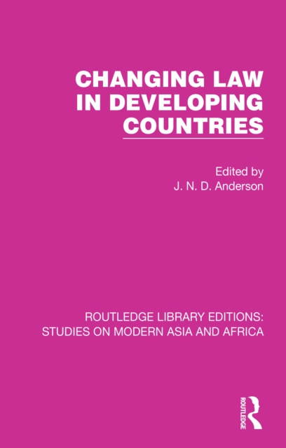 E-knjiga Changing Law in Developing Countries J. N. D. Anderson