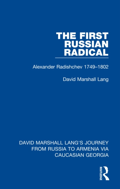 E-book First Russian Radical David Marshall Lang