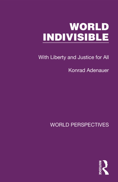 E-book World Indivisible Konrad Adenauer