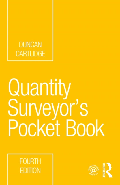 E-knjiga Quantity Surveyor's Pocket Book Duncan Cartlidge