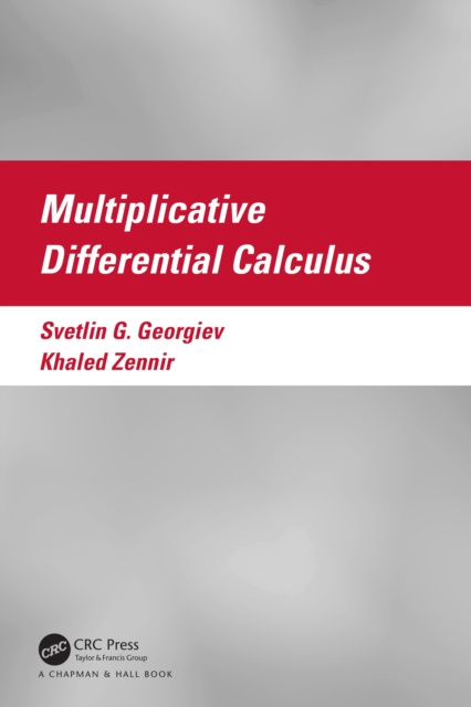 E-book Multiplicative Differential Calculus Svetlin G. Georgiev