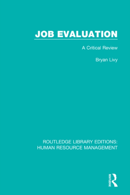E-knjiga Job Evaluation Bryan Livy