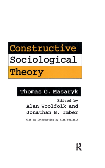 E-knjiga Constructive Sociological Theory Thomas G. Masaryk