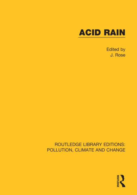 E-kniha Acid Rain J. Rose