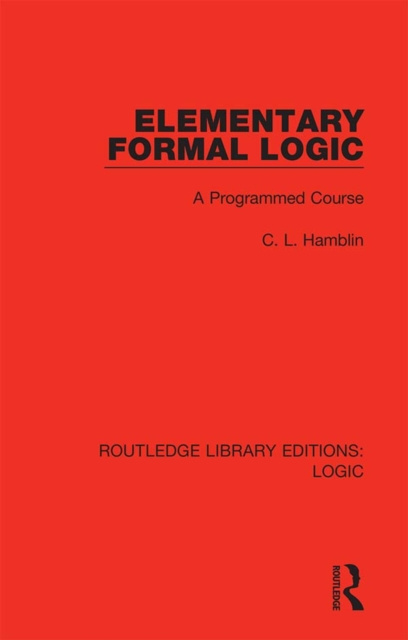 E-book Elementary Formal Logic C. L. Hamblin