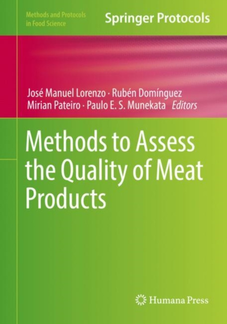 E-kniha Methods to Assess the Quality of Meat Products Jose Manuel Lorenzo
