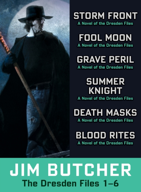 E-book Dresden Files Collection 1-6 Jim Butcher