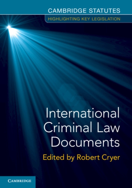 E-book International Criminal Law Documents Robert Cryer