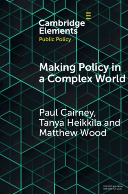 E-book Making Policy in a Complex World Paul Cairney