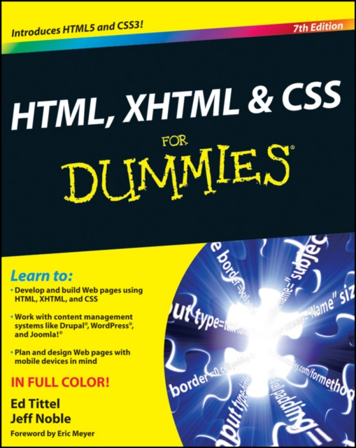E-book HTML, XHTML and CSS For Dummies Ed Tittel