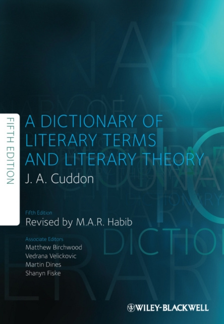 E-book Dictionary of Literary Terms and Literary Theory J. A. Cuddon