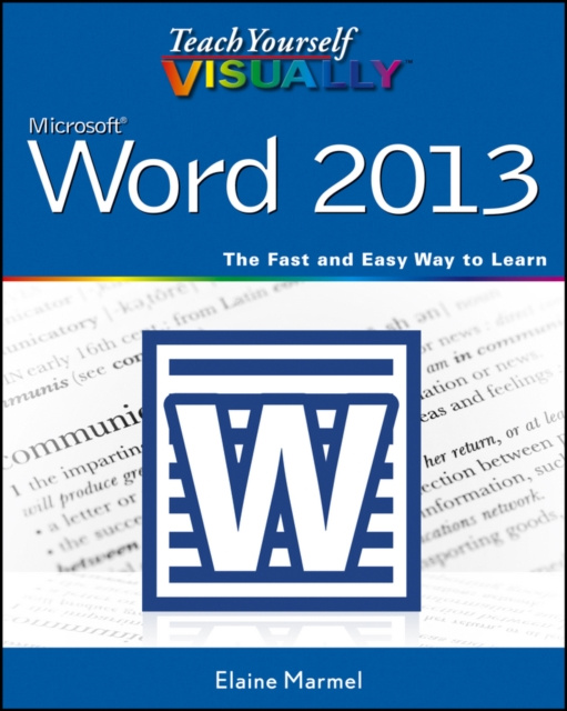 E-kniha Teach Yourself VISUALLY Word 2013 Elaine Marmel