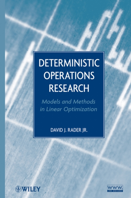 E-knjiga Deterministic Operations Research David J. Rader