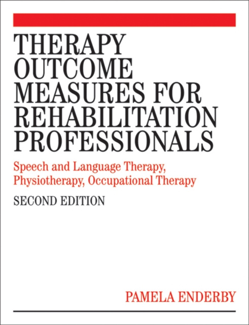 E-Book Therapy Outcome Measures for Rehabilitation Professionals Pamela Enderby