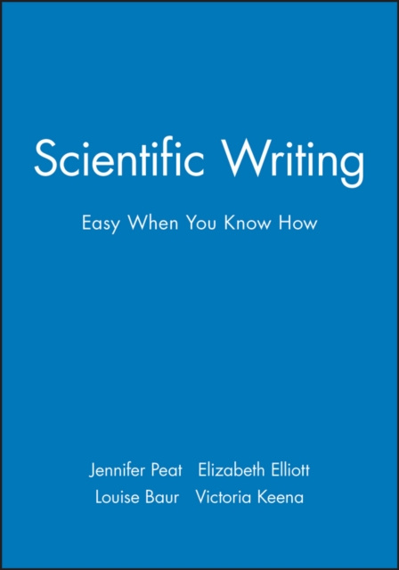 Livre numérique Scientific Writing Jennifer Peat