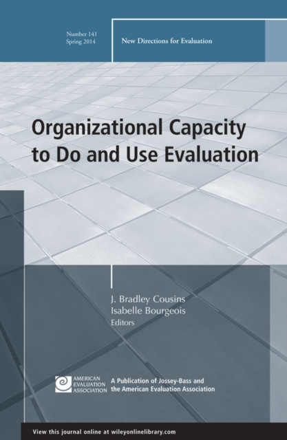 E-book Organizational Capacity to Do and Use Evaluation Cousins J. Bradley Cousins
