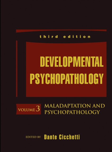 E-kniha Developmental Psychopathology, Maladaptation and Psychopathology Dante Cicchetti