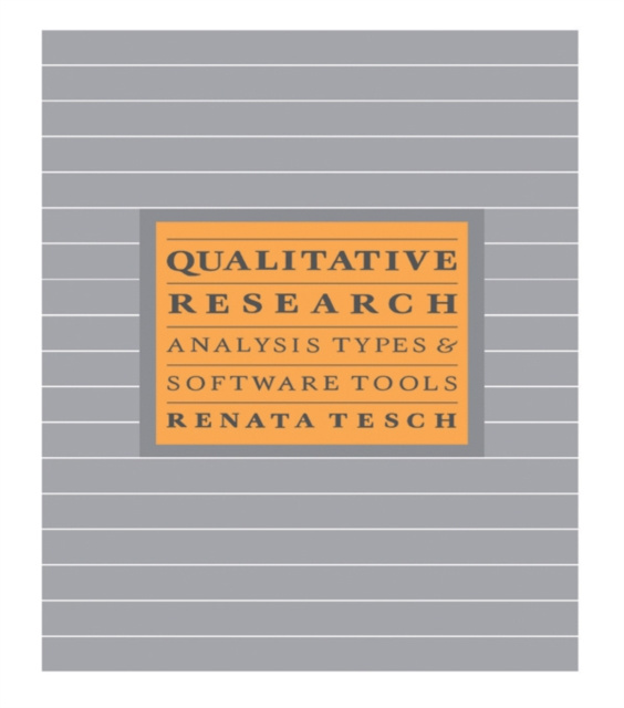 E-Book Qualitative Research: Analysis Types and Software Renata Tesch