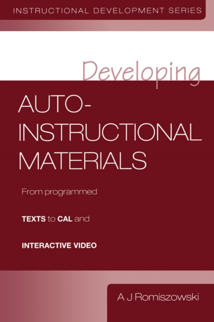 E-knjiga Developing Auto-instructional Materials A.J. Romiszowski